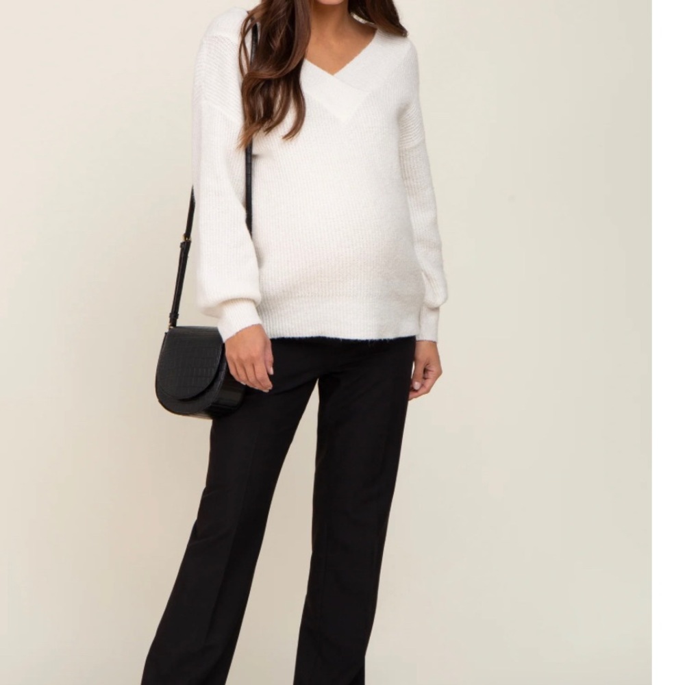 Maternity high waist dress pant